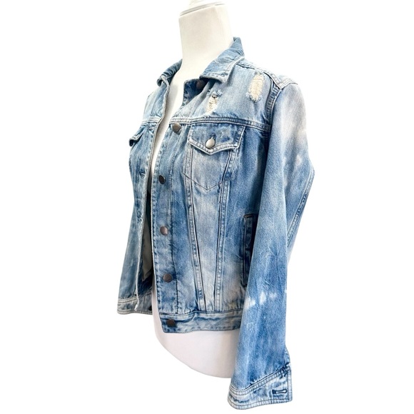 Express Distressed Jean Jacket - Picture 9 of 13